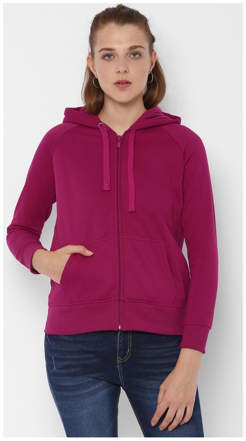 

People Women Solid Sweatshirt - Pink
