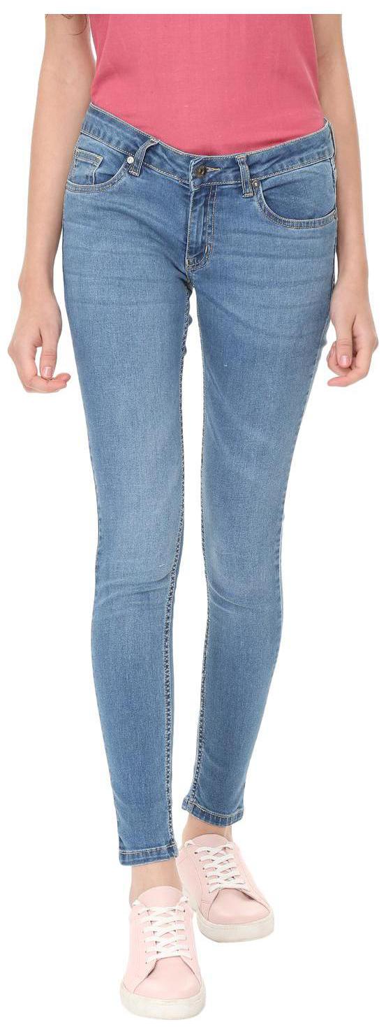 

People Women Blue Straight fit Jeans