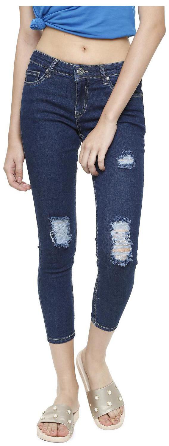 

People Women Blue Slim fit Jeans