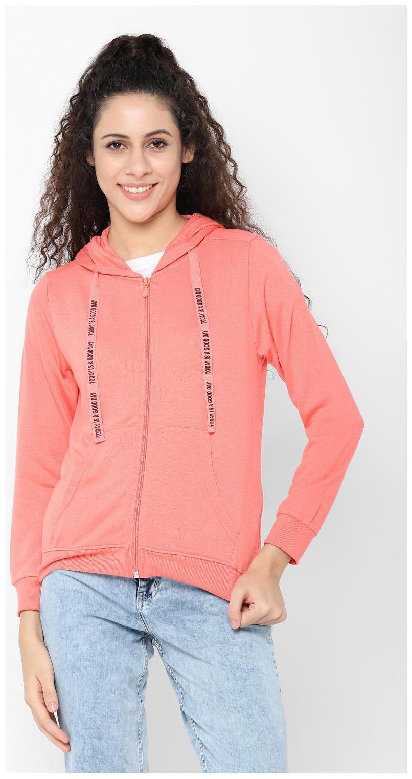 

People Women Solid Sweatshirt - Pink