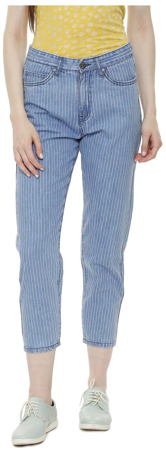 

People Women Blue Straight fit Jeans