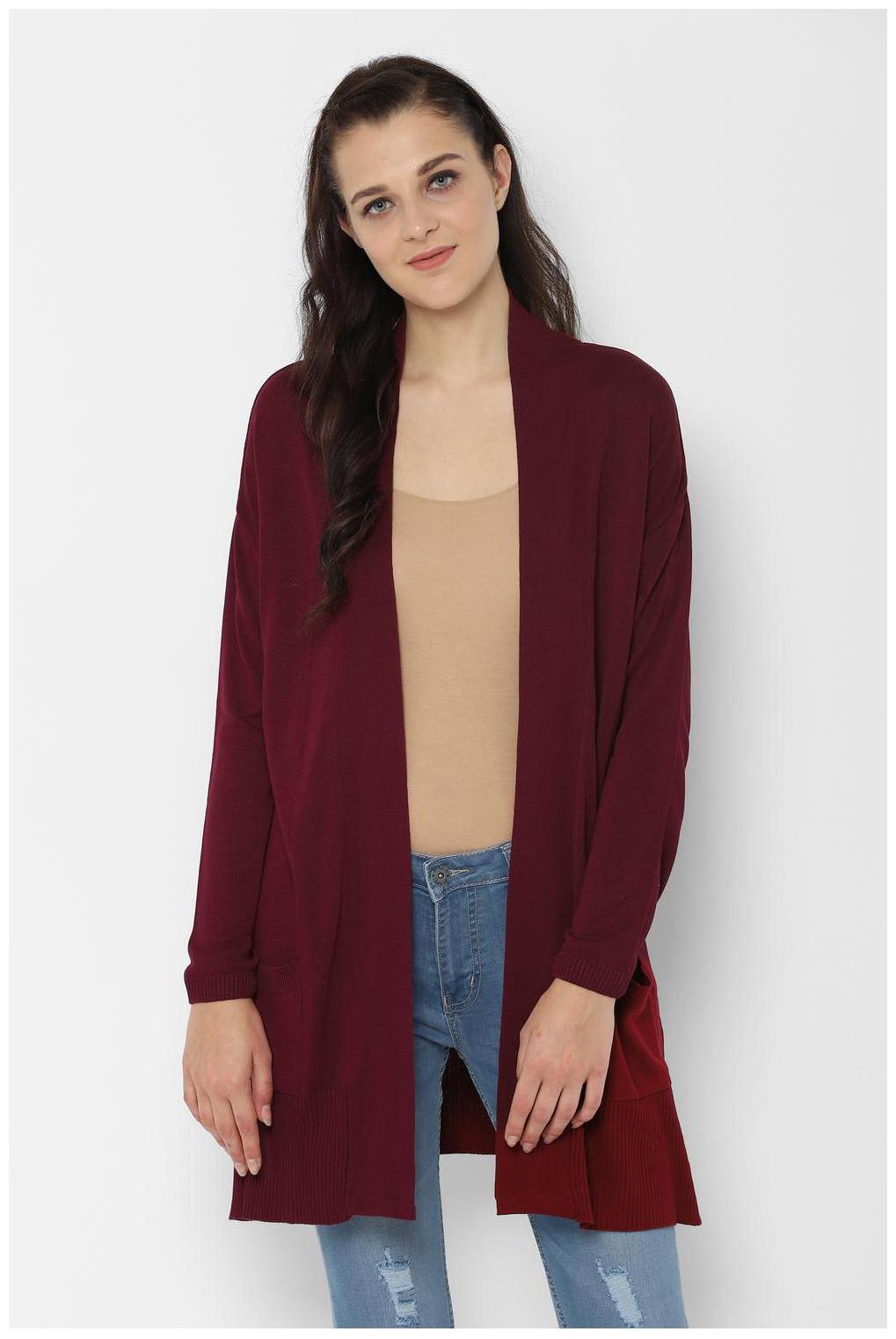 

People Women Shrug - Maroon