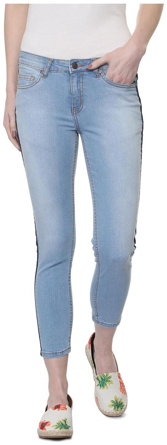 

People Women Blue Straight fit Jeans