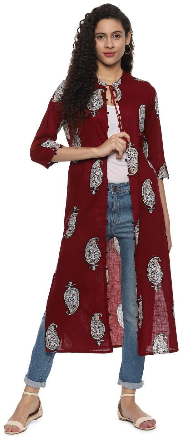 

People Women Shrug - Maroon