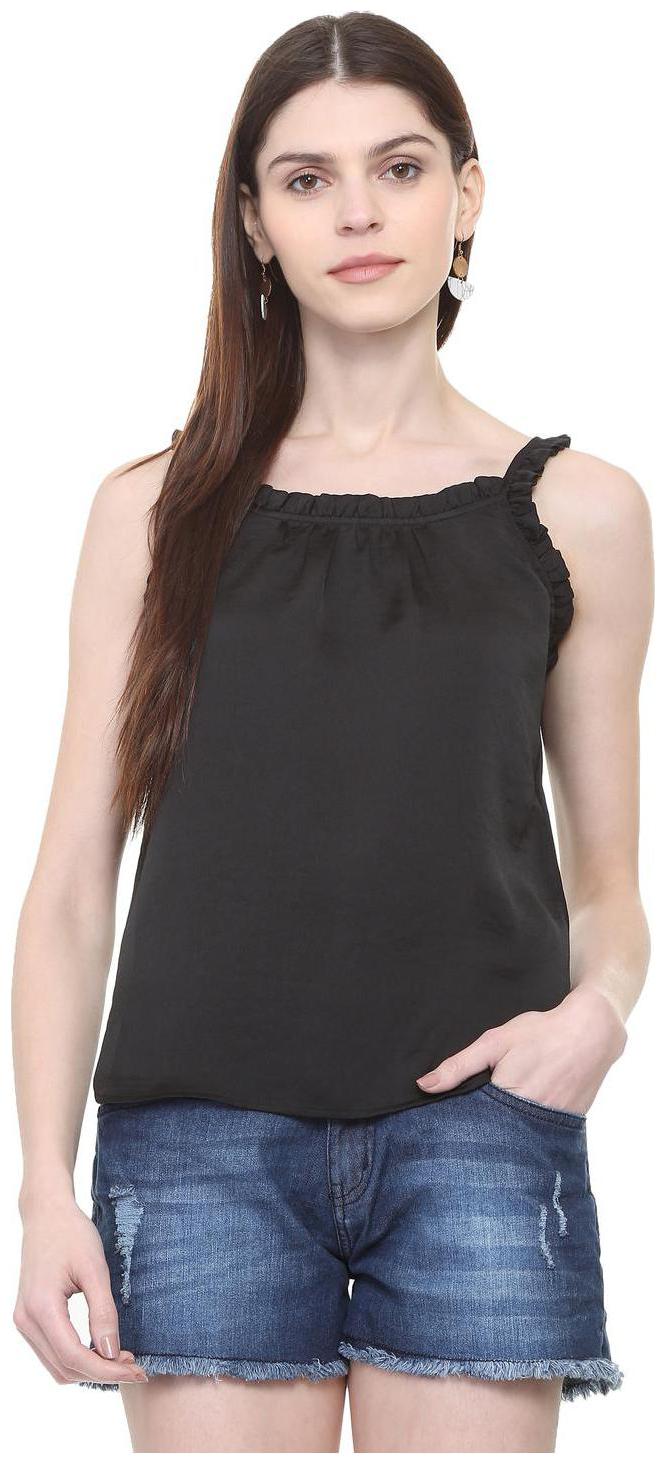 

People Women Solid Regular top - Blue