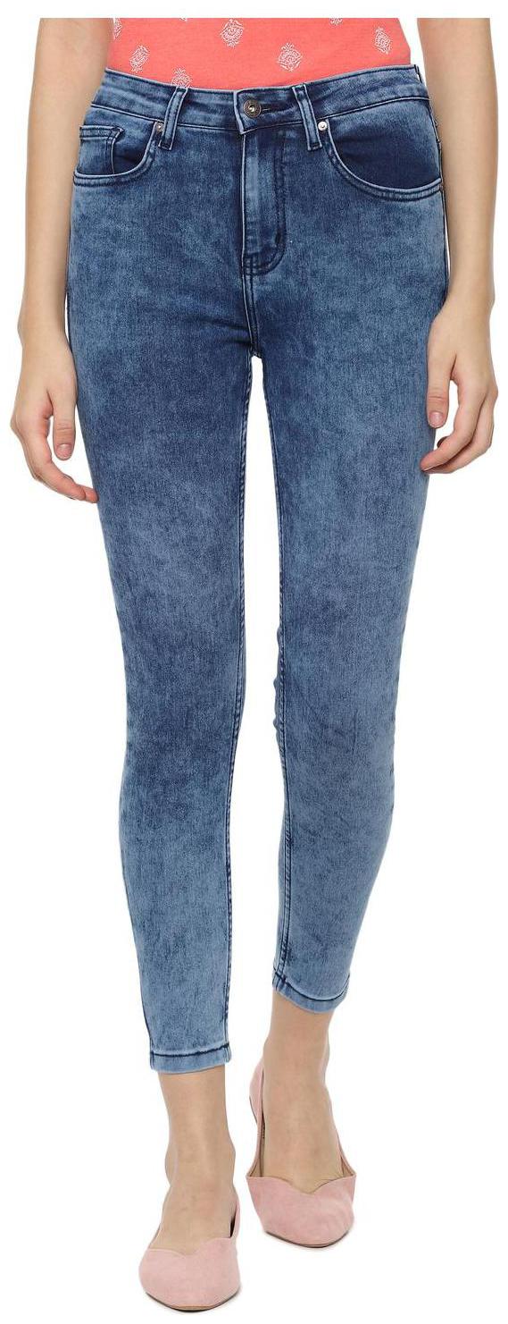 

People Women Blue Straight fit Jeans