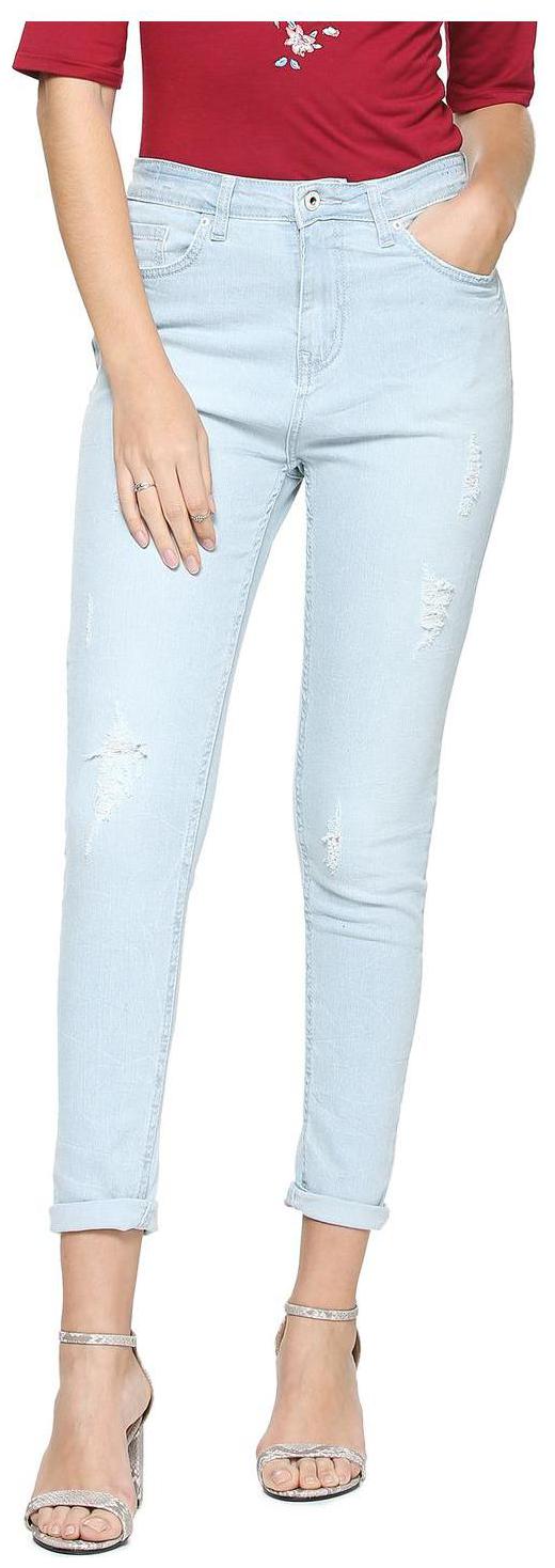 

People Women Blue Straight fit Jeans