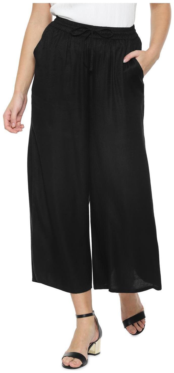 

People Women Black Regular fit Cullotes