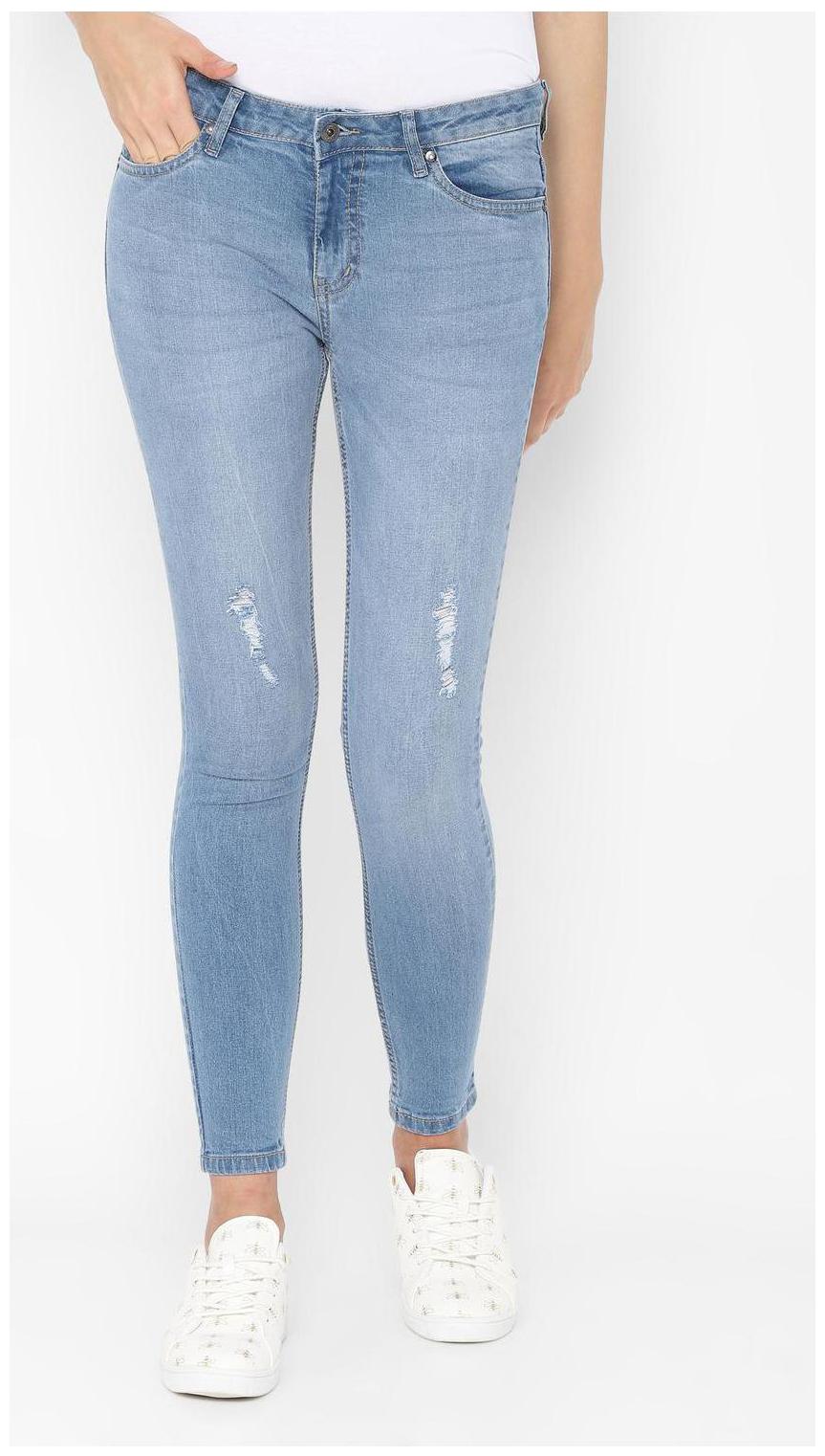 

People Women Blue Straight fit Jeans