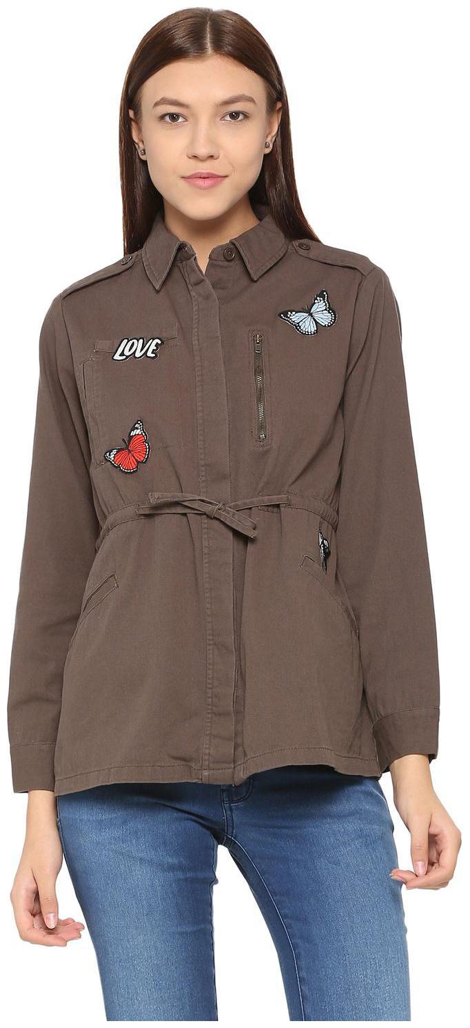 

People Women Summer jacket - Brown