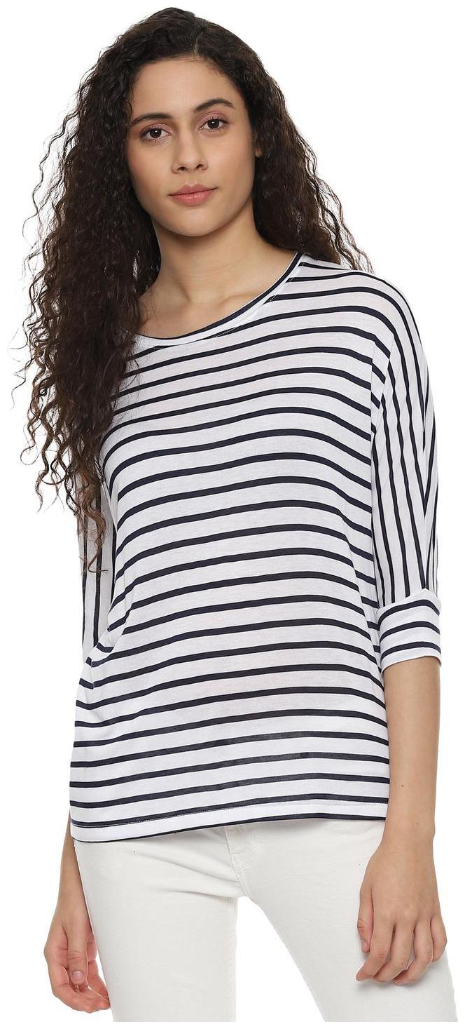 

People Women Striped Regular top - White