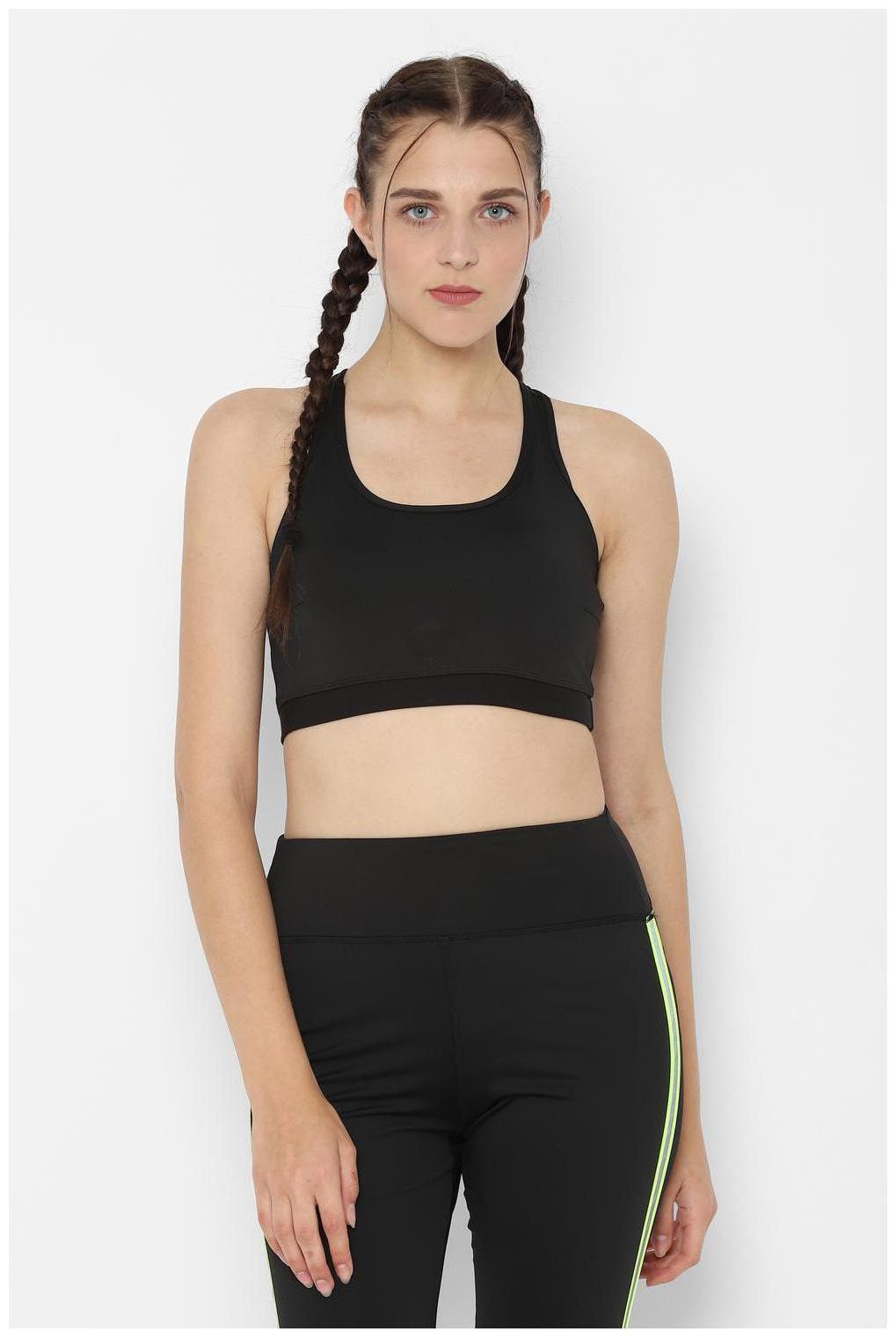 

People Women Solid Regular top - Black
