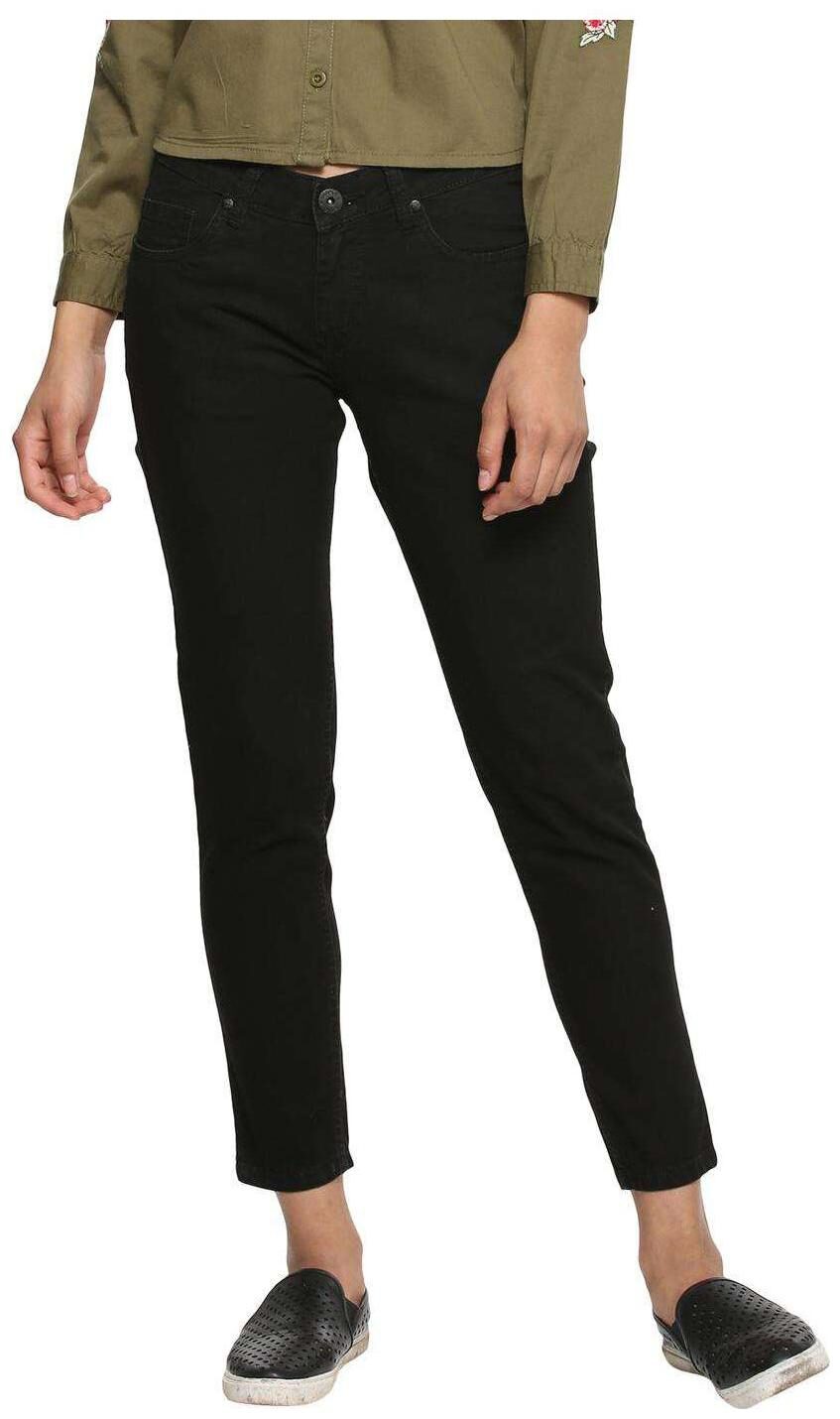 

People Women Black Slim fit Jeans