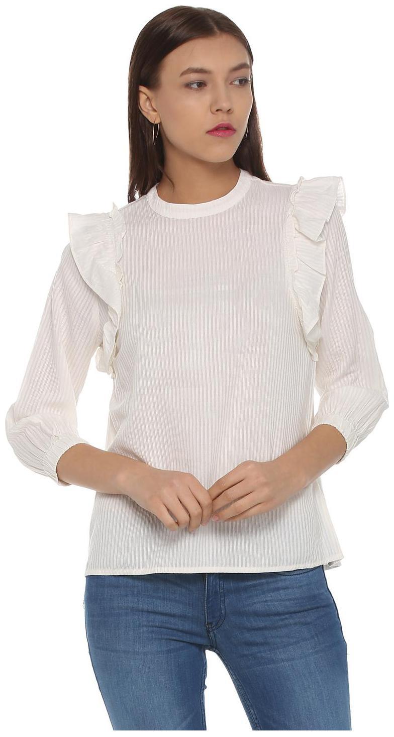 

People Women Striped Regular top - White