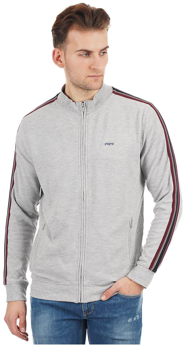 

Pepe Jeans Men Grey High neck Sweatshirt