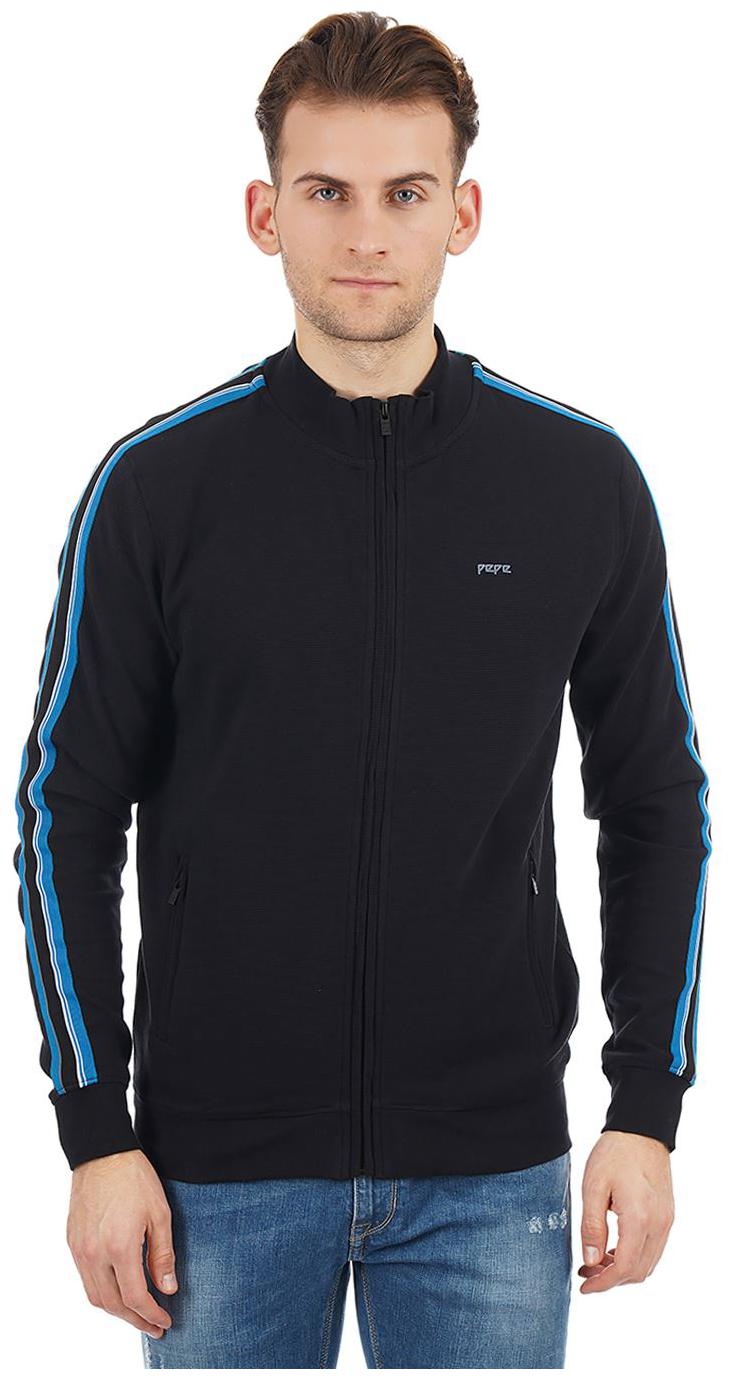 

Pepe Jeans Men Black High neck Sweatshirt