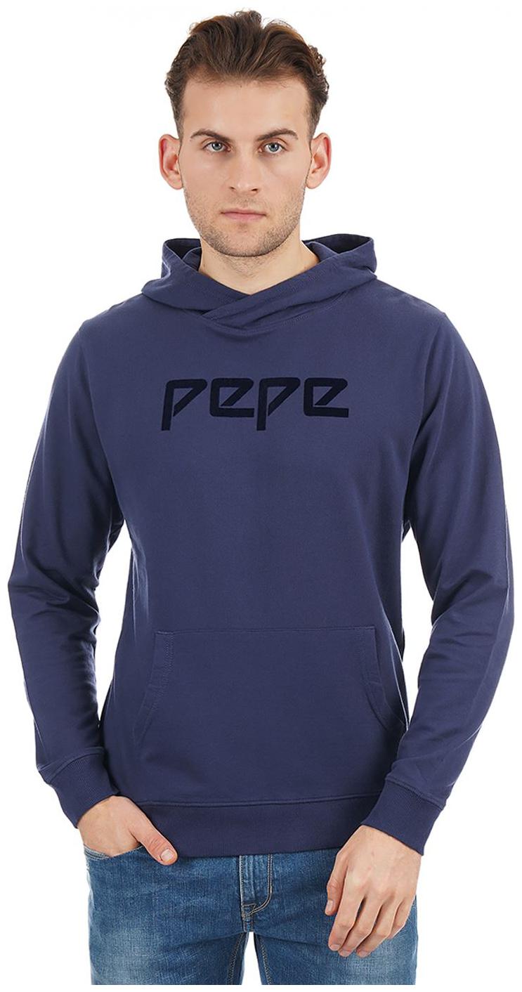 

Pepe Jeans Men Blue Hooded Hoodie