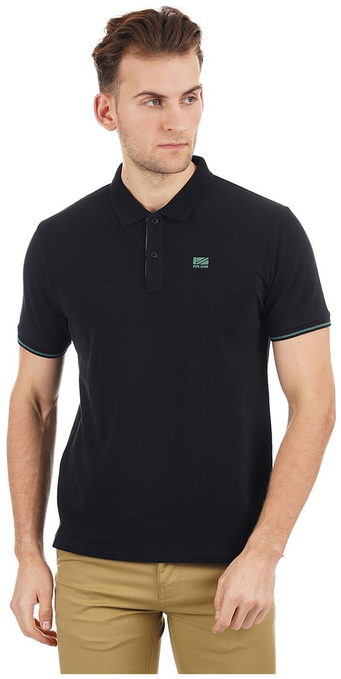 

Pepe Jeans Men Black Regular fit Blended Polo collar T-Shirt - Pack Of 1