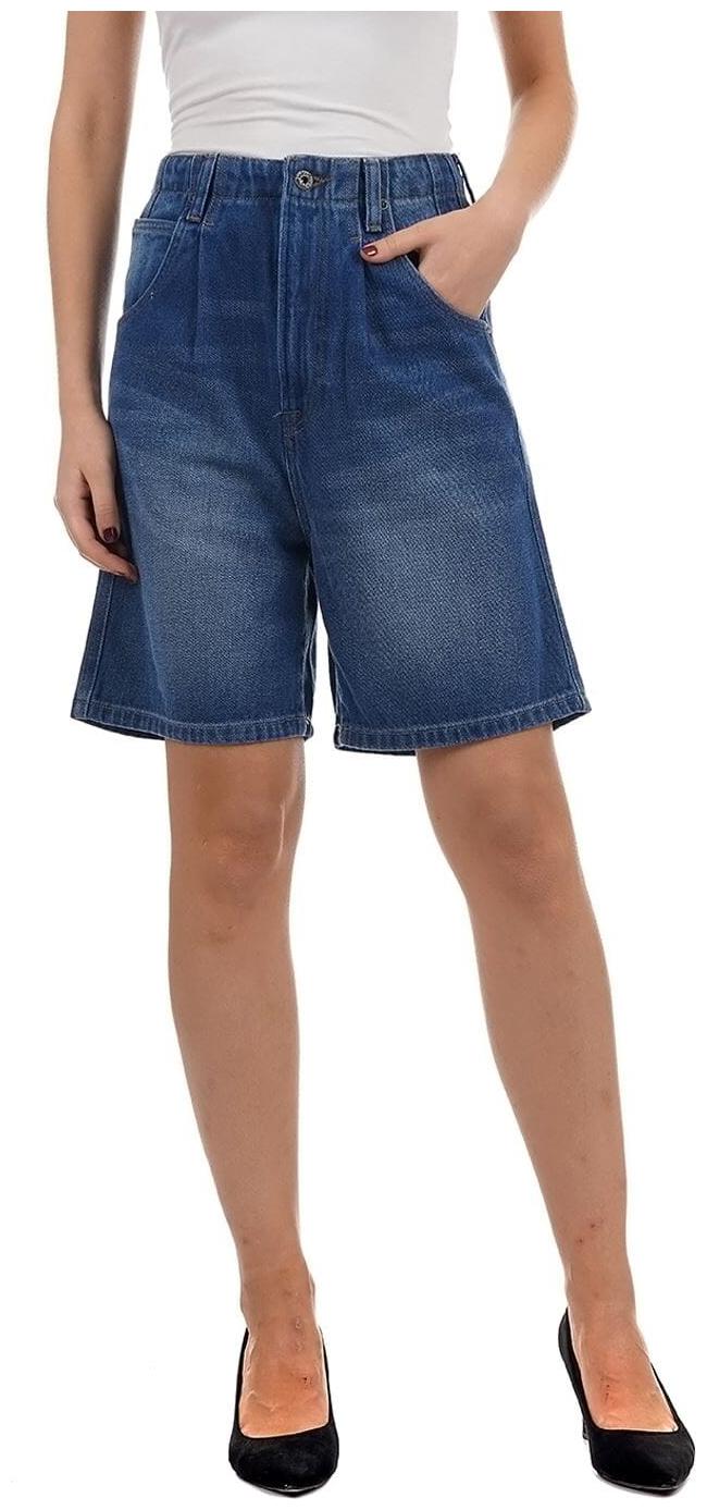 

Pepe Jeans Women Solid Regular shorts - Blue