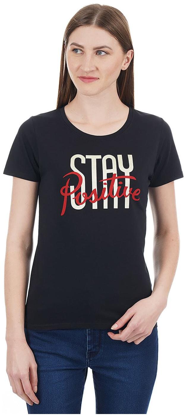 

Pepe Jeans Women Printed Regular top - Black