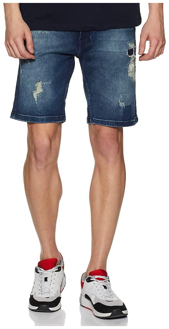 

Pepe Jeans Men Blue Regular Fit Regular Shorts