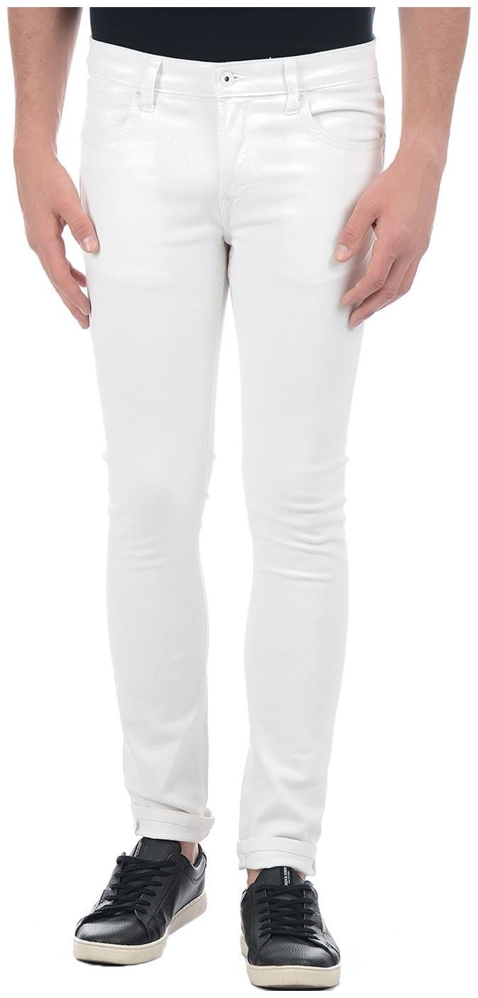 

Pepe Jeans Men White Super Skinny Fit Jeans