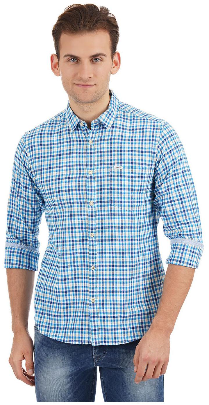 

Pepe Jeans Men Multi Checked Regular Fit Casual Shirt