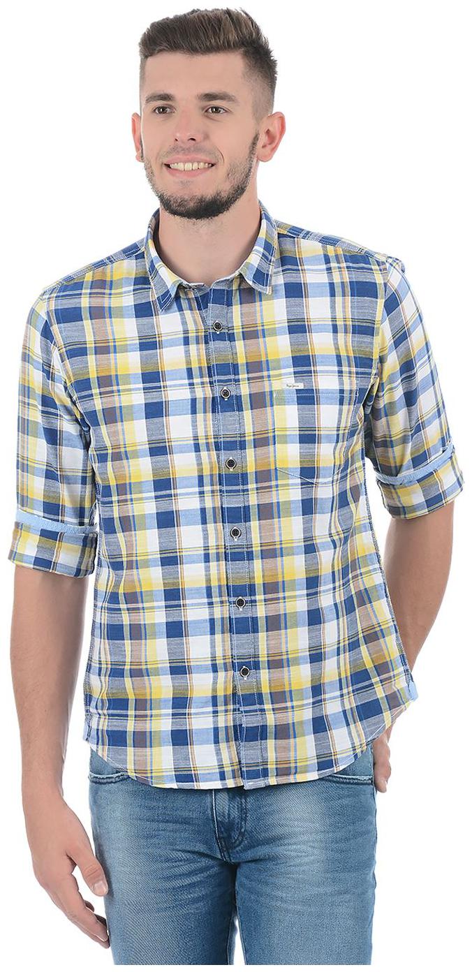 

Pepe Jeans Men Multi Checked Regular Fit Casual Shirt