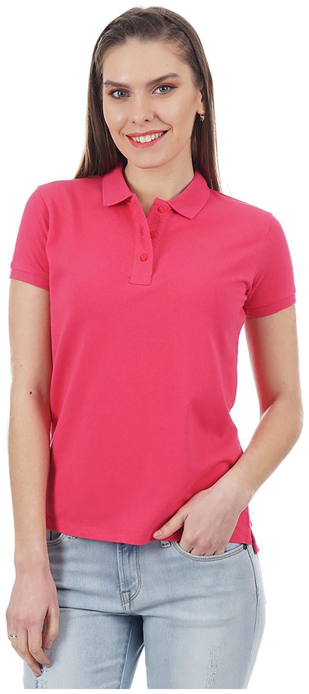 

Pepe Jeans Women Pink Slim fit Polo neck Cotton T shirt