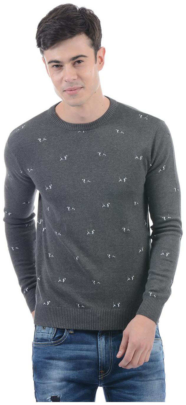 

Pepe Jeans Men Grey Round neck Pullover