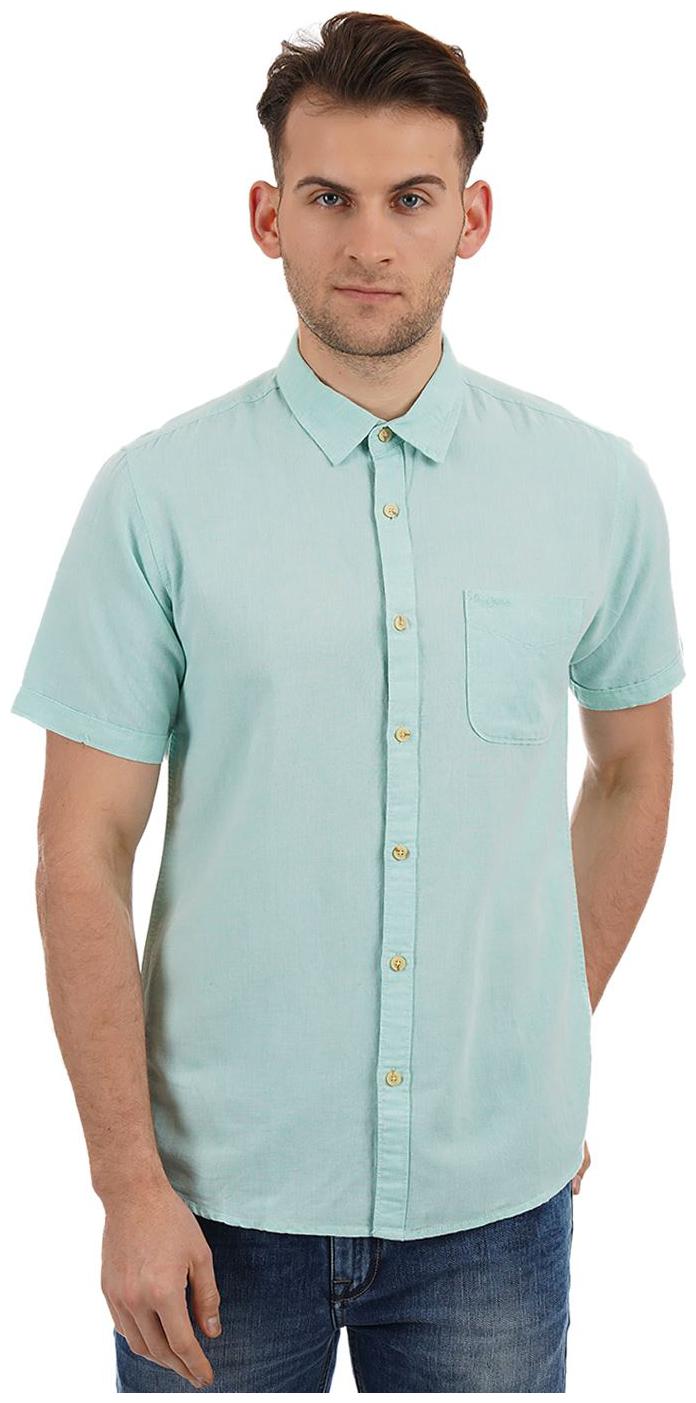 

Pepe Jeans Men Blue Solid Regular Fit Casual Shirt