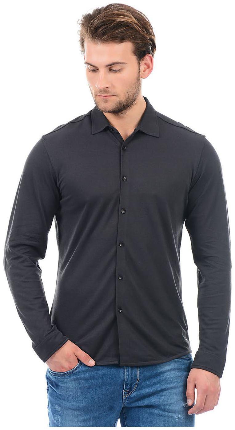 

Pepe Jeans Men Black Solid Regular Fit Casual Shirt