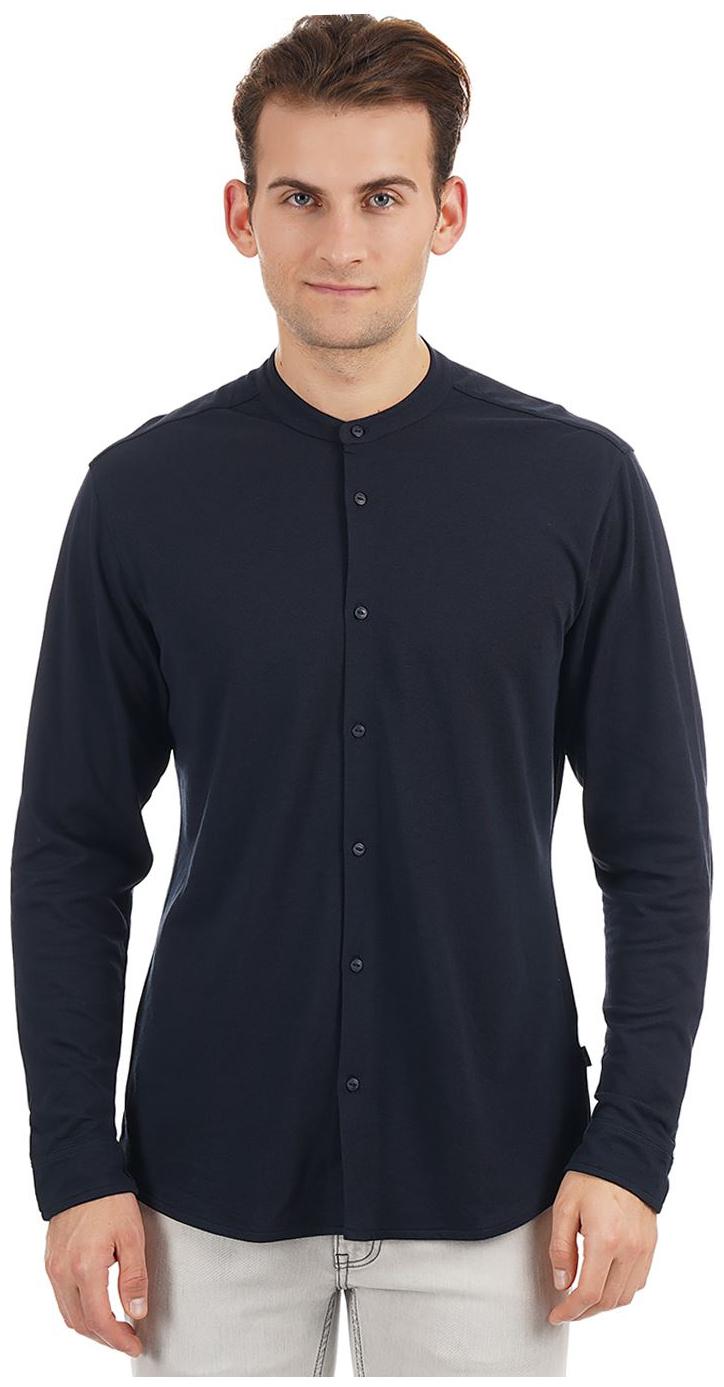 

Pepe Jeans Men Navy Blue Solid Regular Fit Casual Shirt