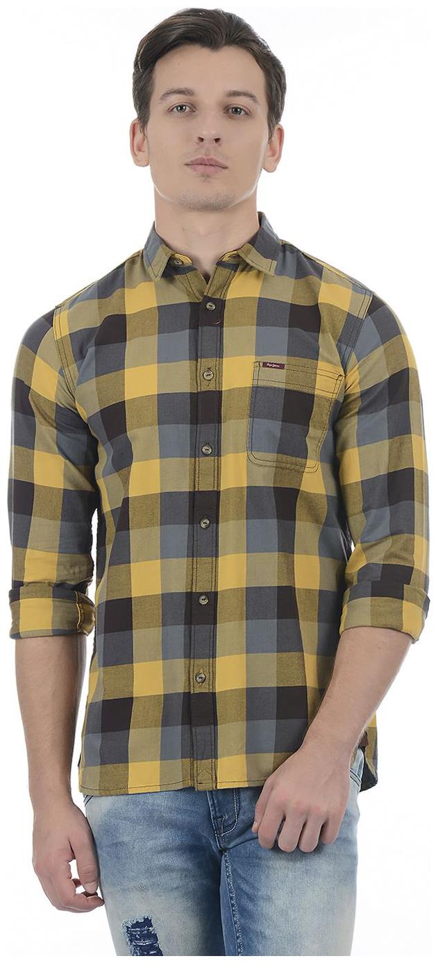

Pepe Jeans Men Multi Checked Regular Fit Casual Shirt