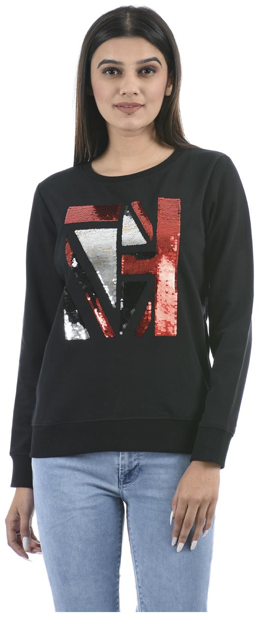 

Pepe Jeans Women Embellished Sweatshirt - Black