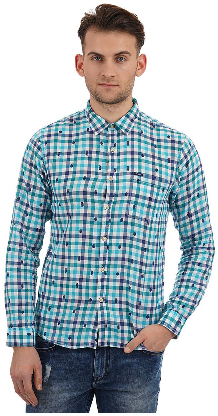 

Pepe Jeans Men Multi Checked Regular Fit Casual Shirt