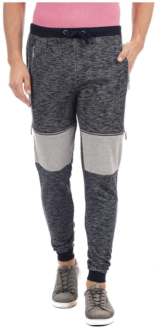

Pepe Jeans Men Blue Textured Slim fit Joggers