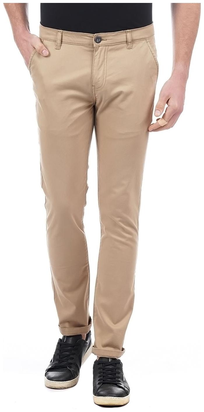 

Pepe Jeans Men Brown Solid Slim fit Chinos