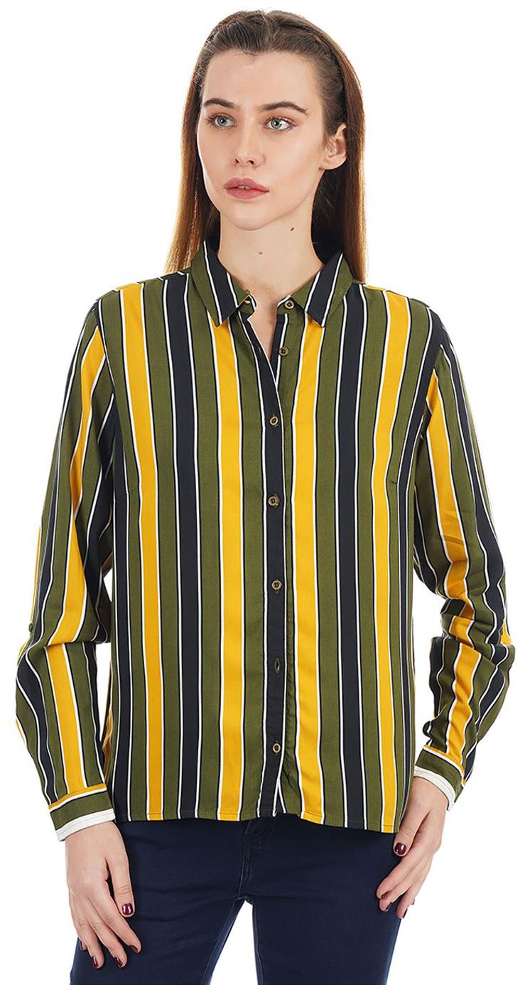

Pepe Jeans Women Multi Striped Regular Fit Shirt