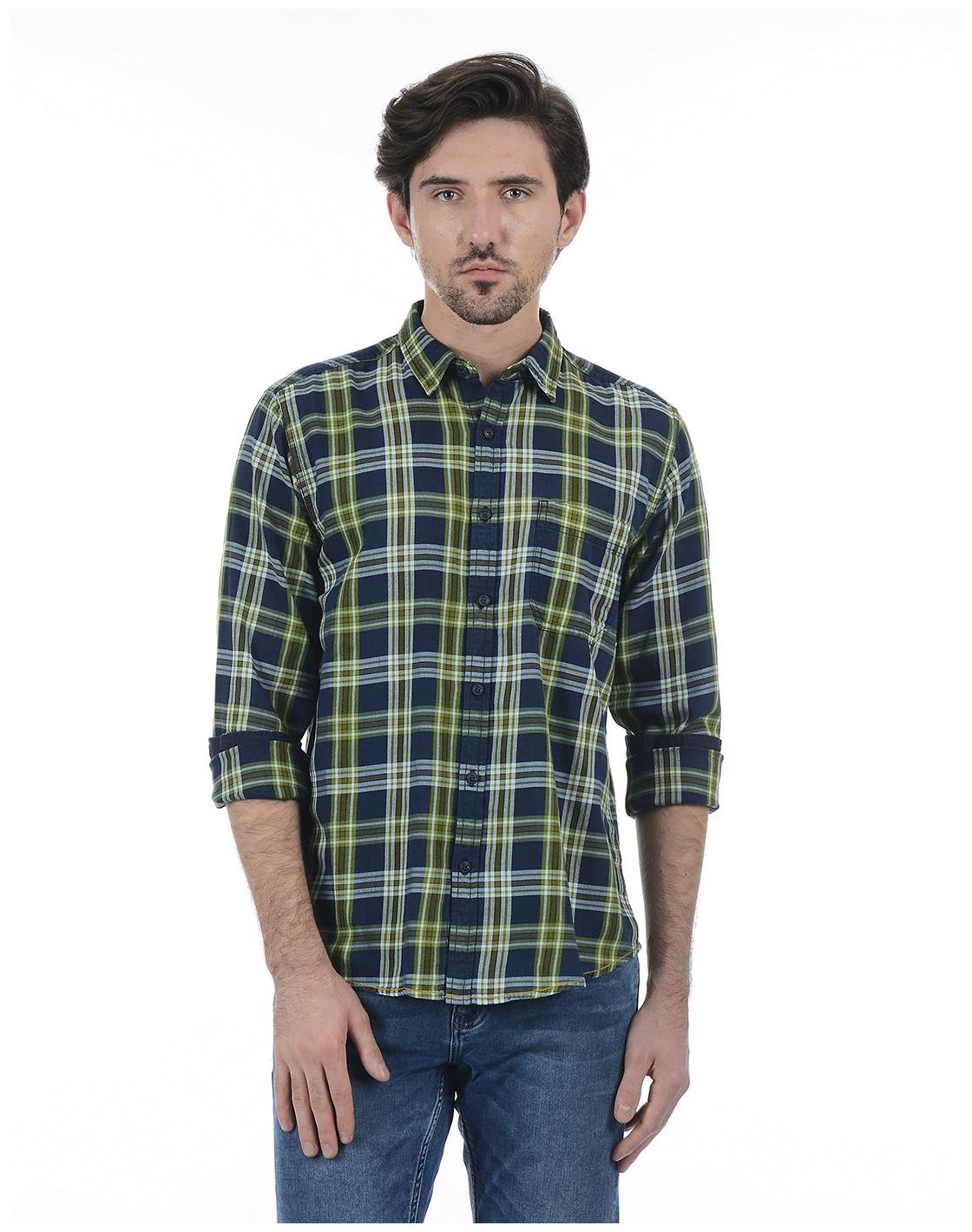 

Pepe Jeans Men Multi Checked Regular Fit Casual Shirt