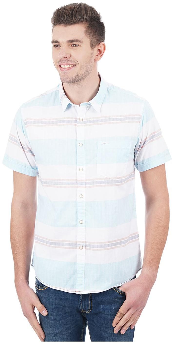 

Pepe Jeans Cotton Striped Multi Color Casual Shirt For Men