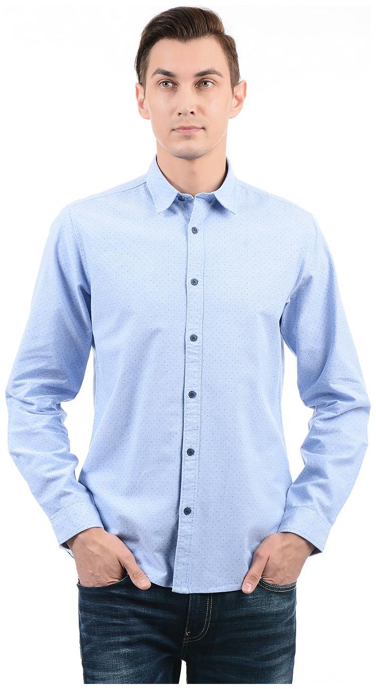 

Pepe Jeans Men Blue Printed Regular Fit Casual Shirt