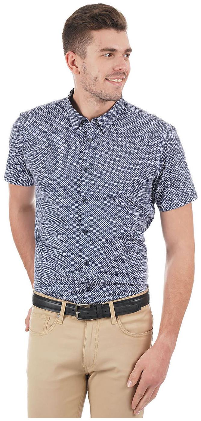 

Pepe Jeans Men Blue Abstract Slim Fit Casual Shirt