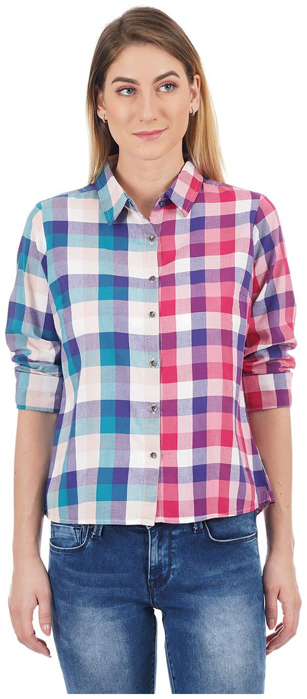 

Pepe Jeans Women Multi Checked Regular Fit Shirt