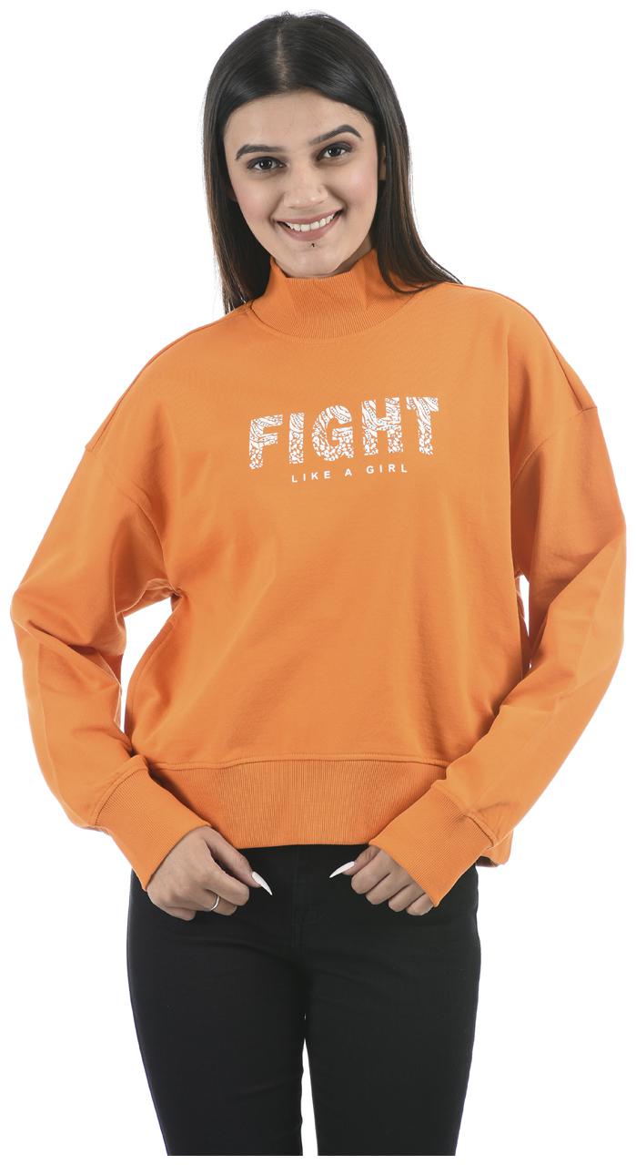 

Pepe Jeans Women Printed Sweatshirt - Orange