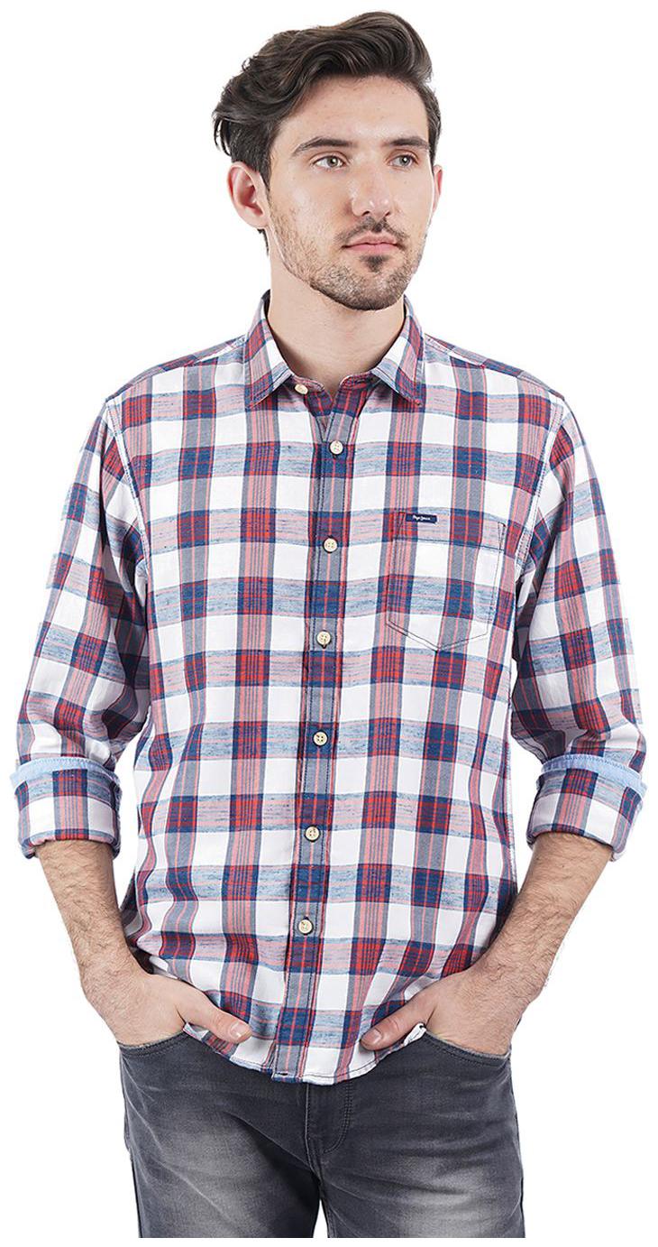 

Pepe Jeans Men Multi Checked Regular Fit Casual Shirt
