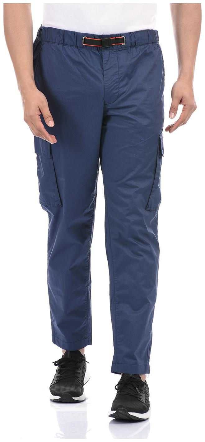 

Pepe Jeans Men Blue Solid Slim fit Regular trousers