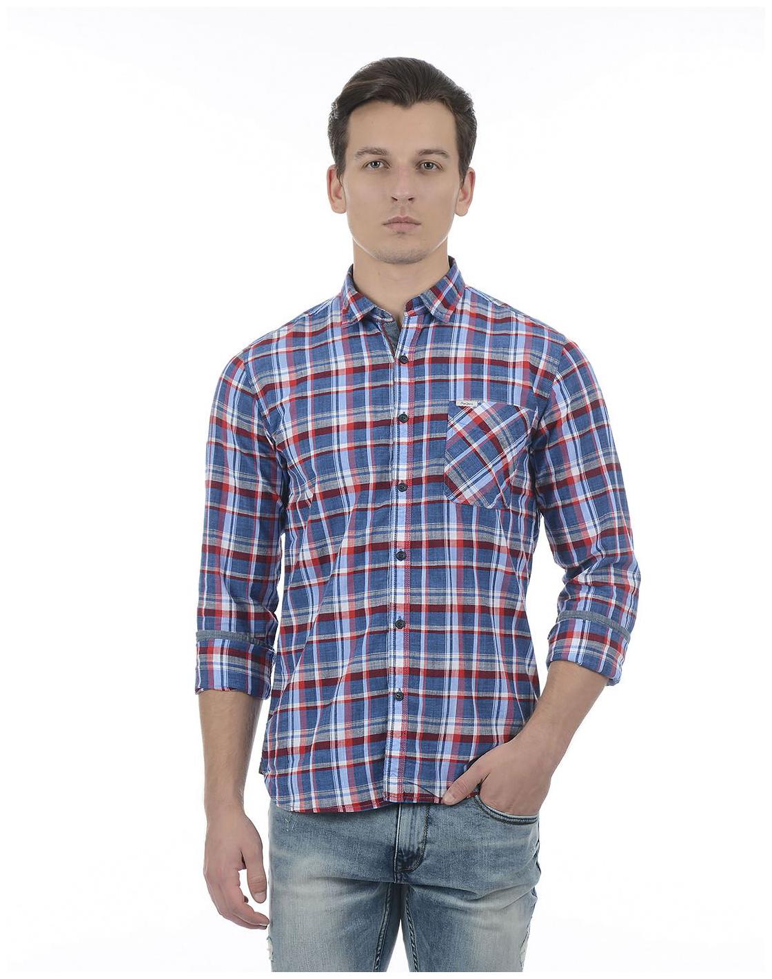 

Pepe Jeans Men Multi Checked Regular Fit Casual Shirt