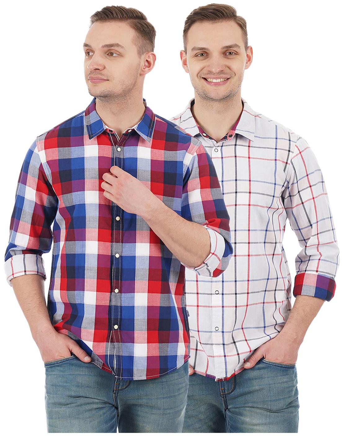 

Pepe Jeans Men Multi Checked Regular Fit Casual Shirt
