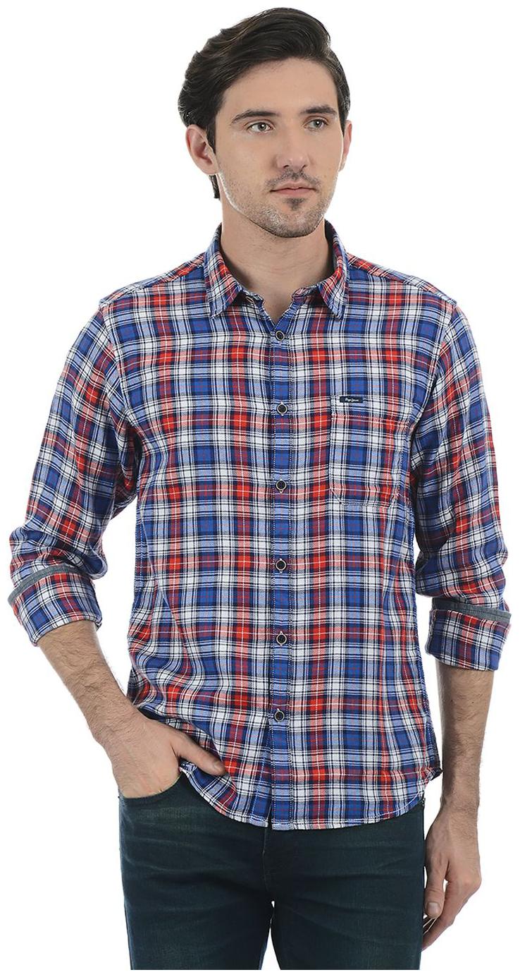 

Pepe Jeans Men Multi Checked Regular Fit Casual Shirt